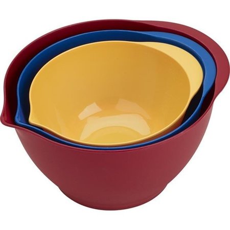 GOOD COOK Good Cook 11620 Plastic Mixing Bowl Set; 3 Piece 129561
